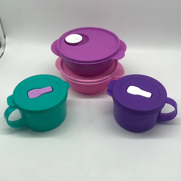 Tupperware Crystal Flash Containers Set of 4